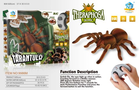 Pająk Tarantula R/C