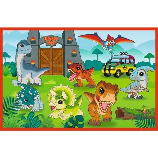 Puzzle - 2x24 - Małe dinozaury - Universal Jurassic World - Trefl 34437