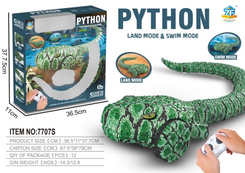 Wąż Pyton R/C z Funkcją Pływania