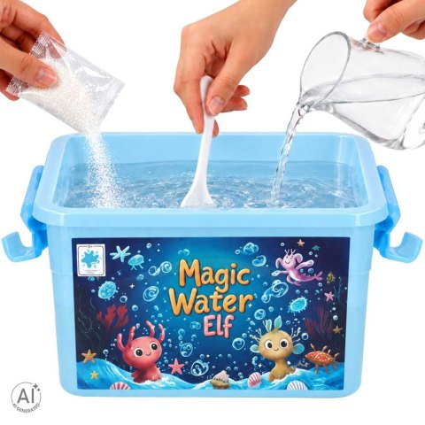 Żel magiczny wodny figurki żelowe zestaw kreatywny żele foremki