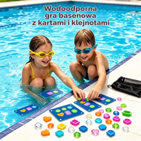 Gra Do Nurkowania Poszukiwanie Klejnotów Karty Z Zadaniami Wodoodporne