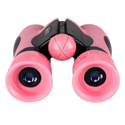 Lornetka dla dzieci do obserwacji ptaków nieba 8x 21mm HD pokrowiec różowa