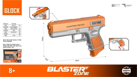 Pistolet DEFEND Na Strzałki Pomarańczowy