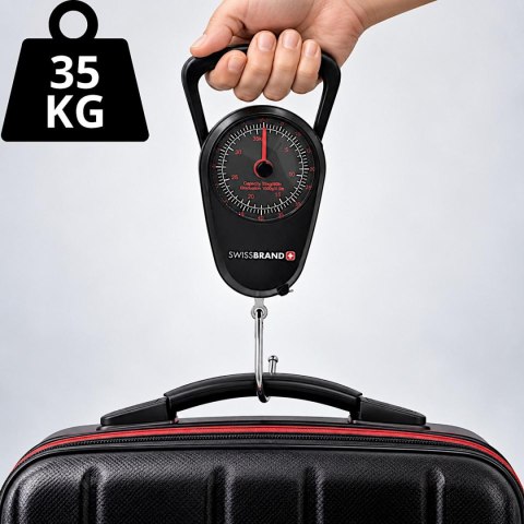 WAGA BAGAŻOWA Z MIARKĄ MAX 32KG SWISSBRAND
