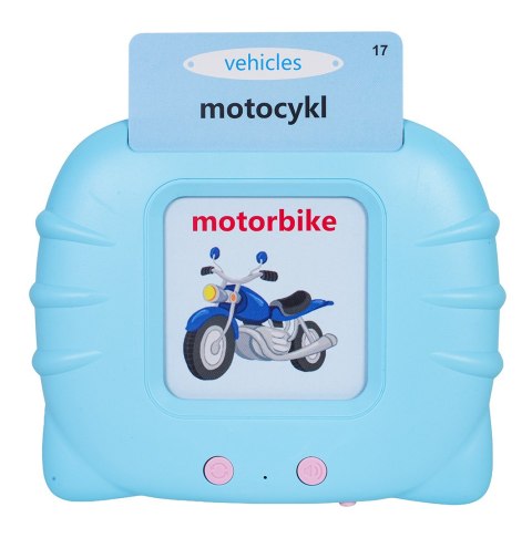 Zestaw Edukacyjnych Kart do Nauki Niebieski