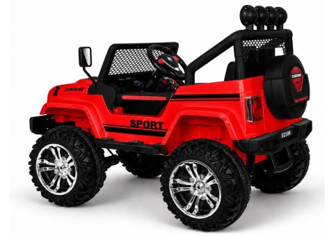 Auto na Akumulator S2388 Jeep Czerwony 4x45W