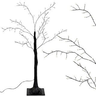DRZEWKO DEKORACYJNE 100LED 90CM BLACK