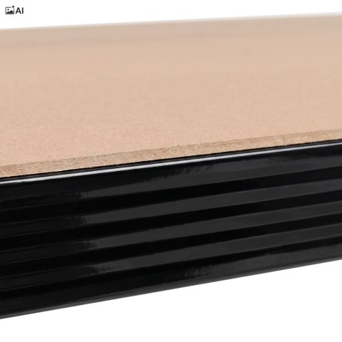 Regał magazynowy narożny 5 poziomów 180X70x40 875 kg czarny