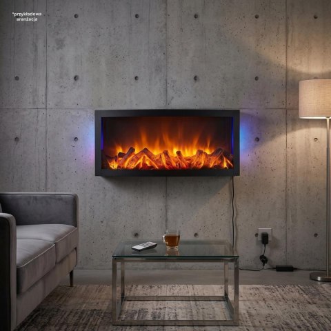 KOMINEK DEKORACYJNY 58x15x25CM LED TIMER