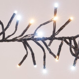 LAMPKI CHOINKOWE ŁAŃCUCH ŚWIETLNY 3000 LED TIMER ZIMNY I CIEPŁY BIAŁY