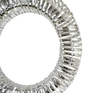 WIANEK DEKORACYJNY OPONA TIMER 30LED 40CM SREBRNY