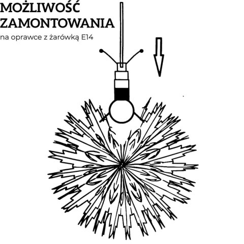 PŁATEK ŚNIEGU DEKORACJA WISZĄCA PAPIEROWA 50CM BRĄZOWY MICA