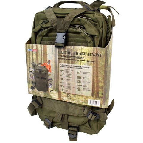 PLECAK EWAKUACYJNY Z WYPOSAŻENIEM KHAKI SEMI LINE