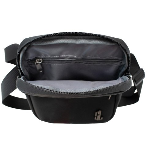 SASZETKA NA RAMIĘ P8312-0 PU CZARNA SEMI LINE