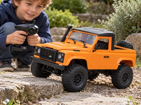 Samochód zdalnie sterowany 2w1 LAND ROVER Defender 90 4x4 Skala 1:12 RC0760