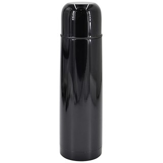 TERMOS TURYSTYCZNY STAL NIERDZWNA PODÓJNA ŚCIANKA 500ML CZARNY STAMINA