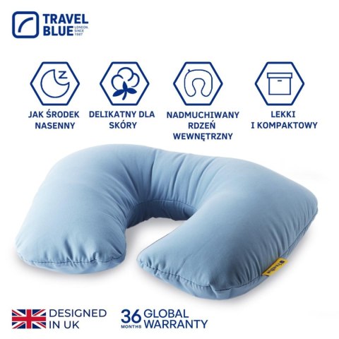 TRAVEL BLUE PODUSZKA NA SZYJE NADMUCHIWANA ULTIMATE