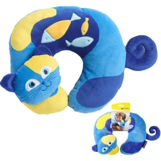 TRAVEL BLUE PODUSZKA PODRÓŻNA DZIECĘCA KOTEK SLEEPY