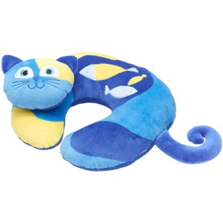 TRAVEL BLUE PODUSZKA PODRÓŻNA DZIECĘCA KOTEK SLEEPY
