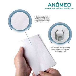 HIGIENICZNA NAKLADKA TOALETOWA 38X46CM (10SZT.) ANOMEO