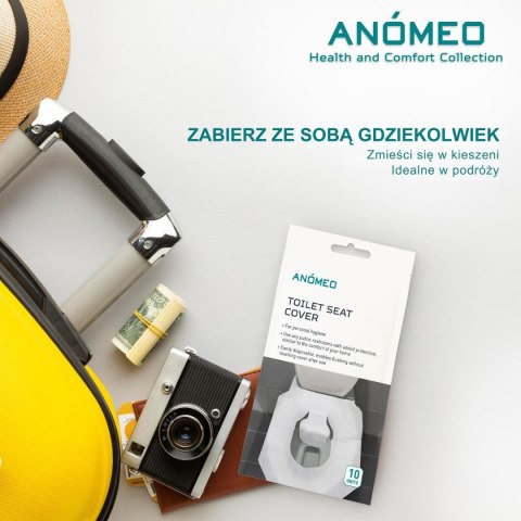 HIGIENICZNA NAKLADKA TOALETOWA 38X46CM (10SZT.) ANOMEO