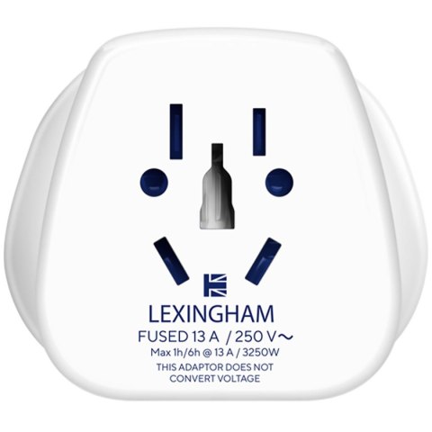 LEXINGHAM PRZEJŚCIÓWKA ADAPTER UNIWERSALNA ŚWIAT-> UK