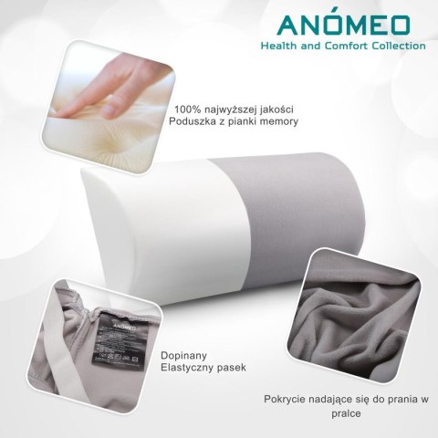 PODUSZKA POD GŁOWĘ PÓŁWAŁEK MAŁY ANOMEO