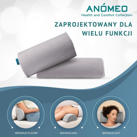 PODUSZKA POD PLECY DUŻY PÓŁWAŁEK ANOMEO