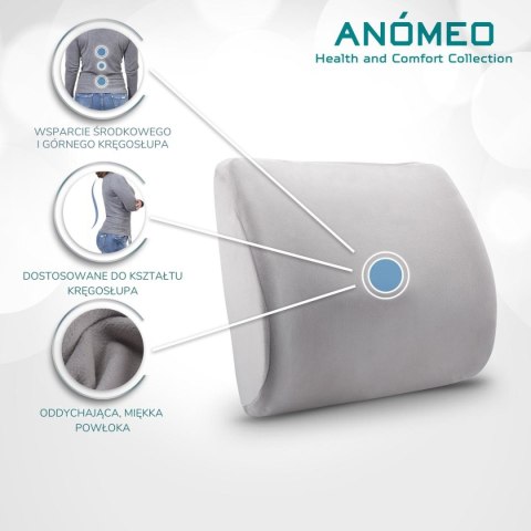 PODUSZKA POD PLECY ERGONOMICZNE PODPARCIE ANOMEO