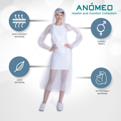 PONCHO PRZECIWDESZCZOWE MOCNE ANOMEO