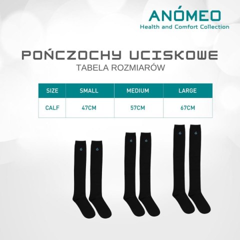 SKARPETY KOMPRESYJNE ROZMIAR L ANOMEO