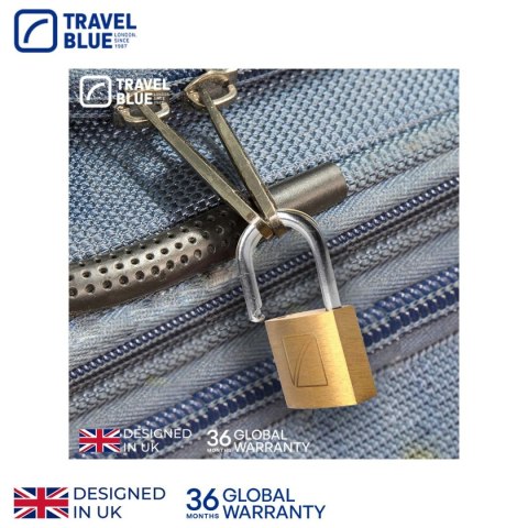 TRAVEL BLUE KŁÓDKA BAGAZOWA Z KLUCZYKIEM ZESTAW 2SZT