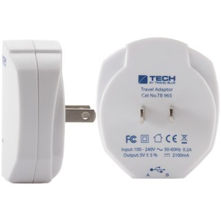 TRAVEL BLUE ŁADOWARKA SIECIOWA 2 USB - USA