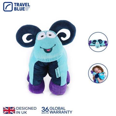 TRAVEL BLUE PODUSZKA PODRÓŻNA DZIECĘCA BARANEK SAMMY