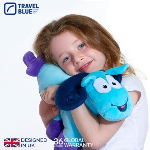 TRAVEL BLUE PODUSZKA PODRÓŻNA DZIECĘCA BARANEK SAMMY