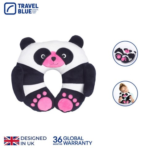 TRAVEL BLUE PODUSZKA PODRÓŻNA DZIECĘCA PANDA CHI CHI