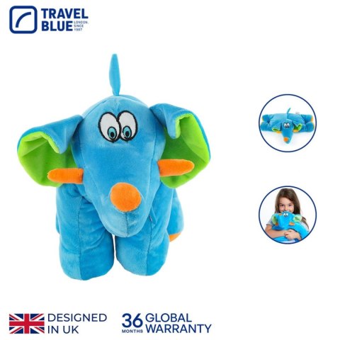 TRAVEL BLUE PODUSZKA PODRÓŻNA DZIECĘCA SLONIK TRUNKY