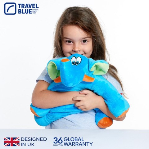 TRAVEL BLUE PODUSZKA PODRÓŻNA DZIECĘCA SLONIK TRUNKY