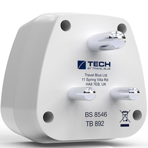TRAVEL BLUE PRZEJŚCIÓWKA ADAPTER SHUCKO -> INDIE