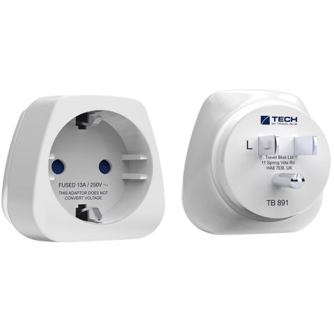 TRAVEL BLUE PRZEJŚCIÓWKA ADAPTER SHUCKO -> USA