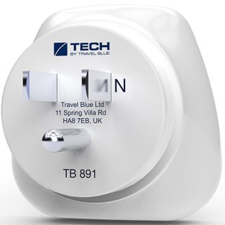 TRAVEL BLUE PRZEJŚCIÓWKA ADAPTER SHUCKO -> USA