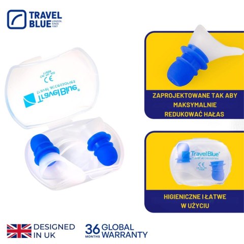 TRAVEL BLUE ZATYCZKI LOTNICZE DO USZU REDUKCJA CISNIENIA