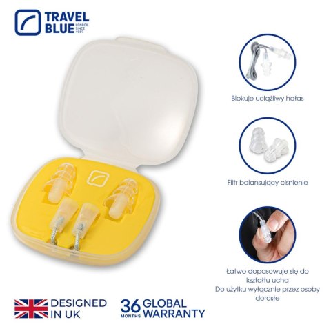 TRAVEL BLUE ZATYCZKI SILIKONOWE DO USZU