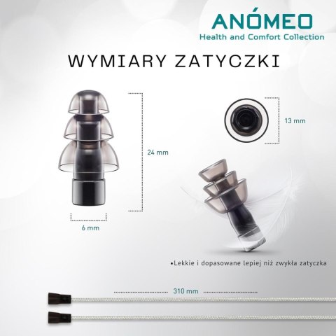 ZATYCZKI DO USZU ANOMEO - ETREME NOISE