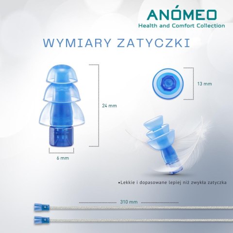 ZATYCZKI DO USZU ANOMEO - PŁYWANIE