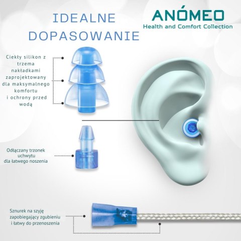 ZATYCZKI DO USZU ANOMEO - PŁYWANIE