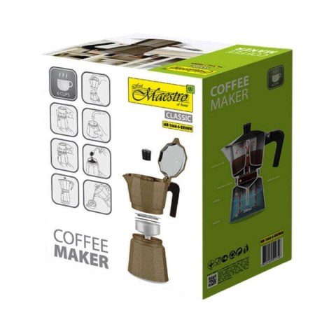 KAWIARKA (6 FILIŻANEK; 300 ML; BROWN) MAESTRO