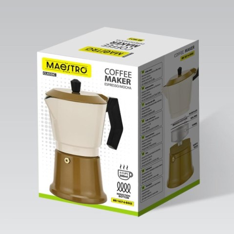 KAWIARKA ALUMINIOWA (6 FILIŻANKI; 300 ML) MAESTRO