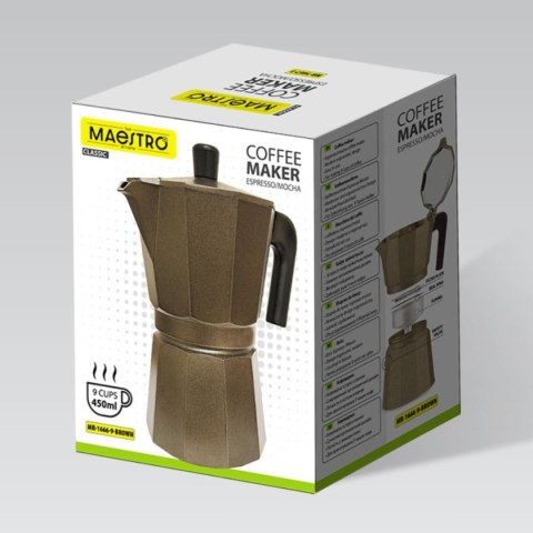 KAWIARKA ALUMINIOWA (9 FILIŻANEK; 450 ML) MAESTRO