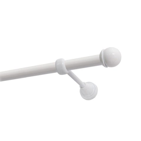 KARNISZ POJEDYNCZY FI 19 MM BIAŁY 200 CM GAŁKA MAX KOWALSKI